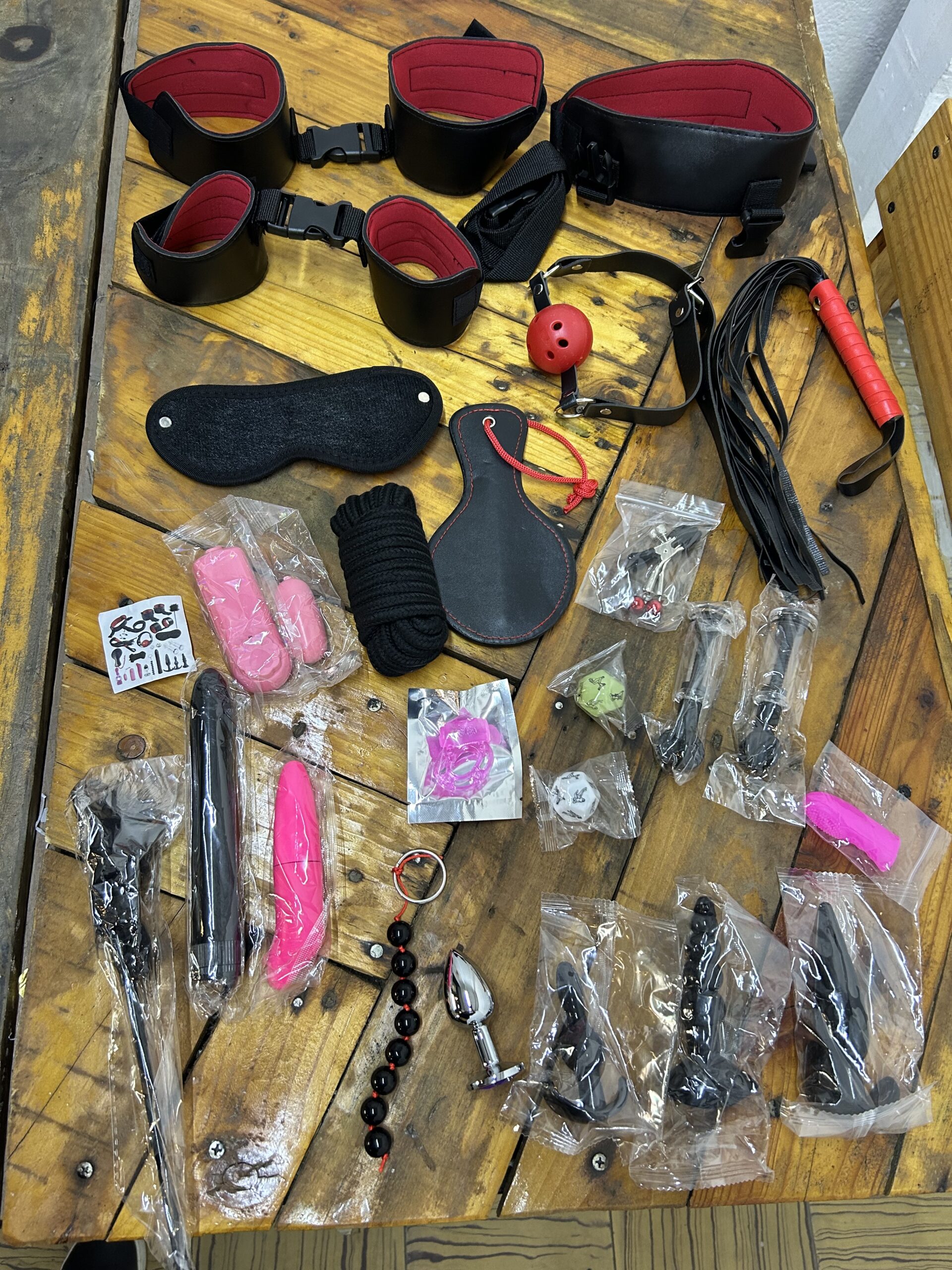 Kit 21 piezas (kit erótico completo)