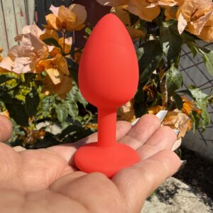 Plug anal con perla talla S