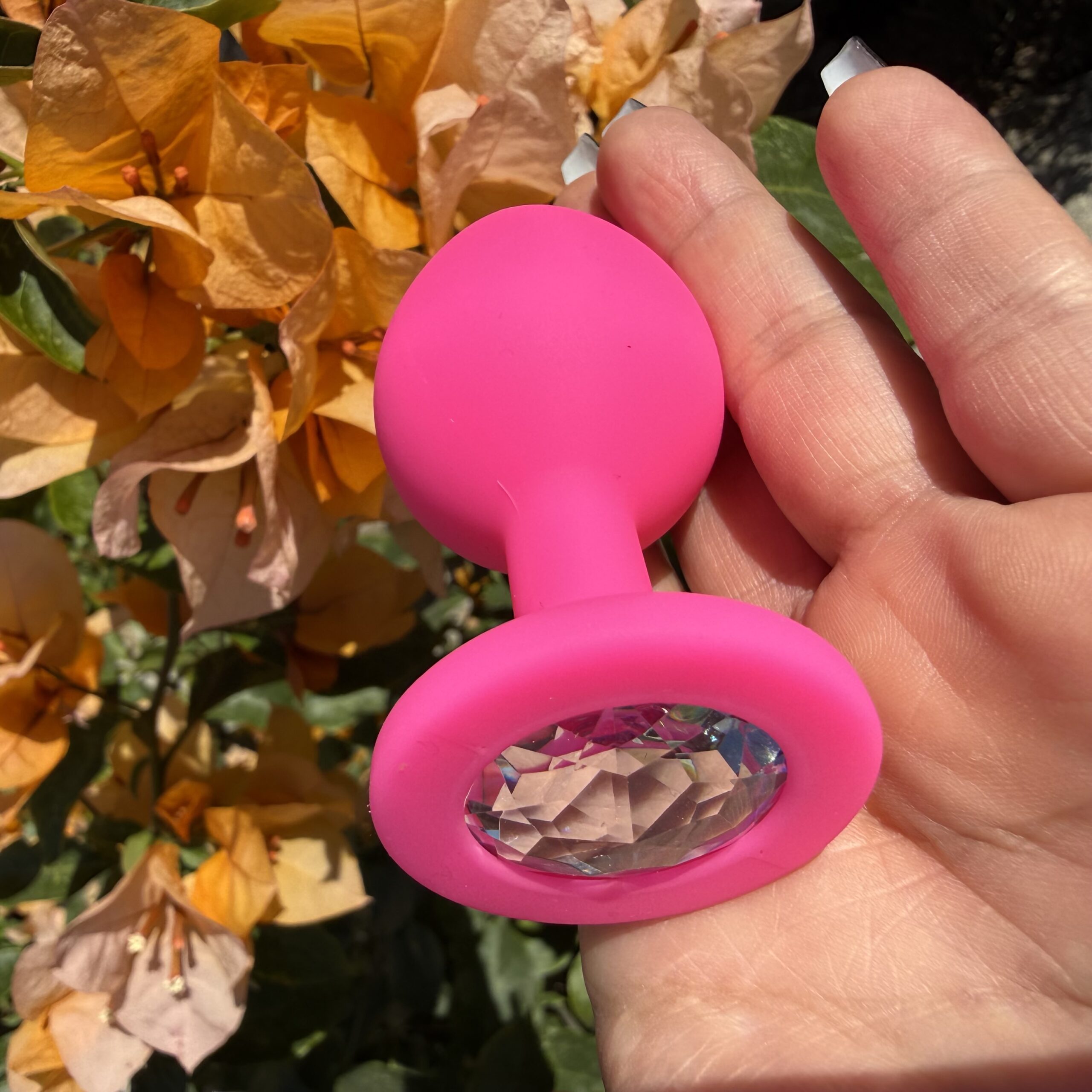 Plug anal con perla talla M - Image 3